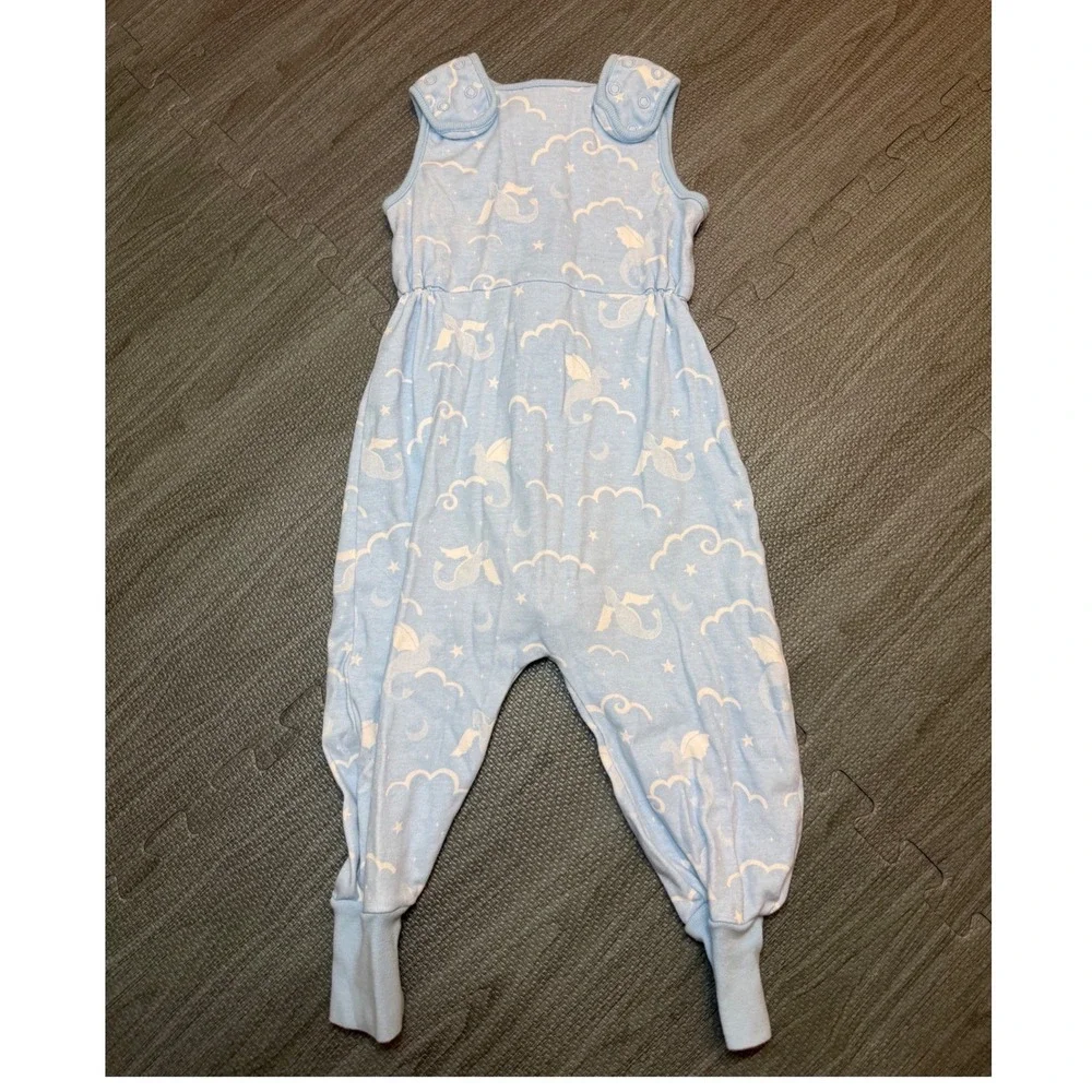 HALO SleepSack Toddler 12-24M Blue Dragon Cloud Early Walker Wearable Blanket